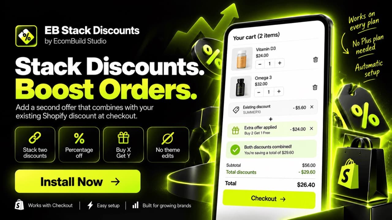 EB Stack Discounts – website screenshot
